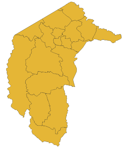 Districts Map Image.