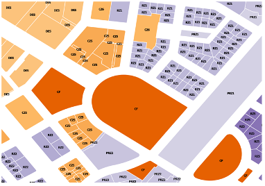 Imaging of Cadastre categorised using joined planning values.